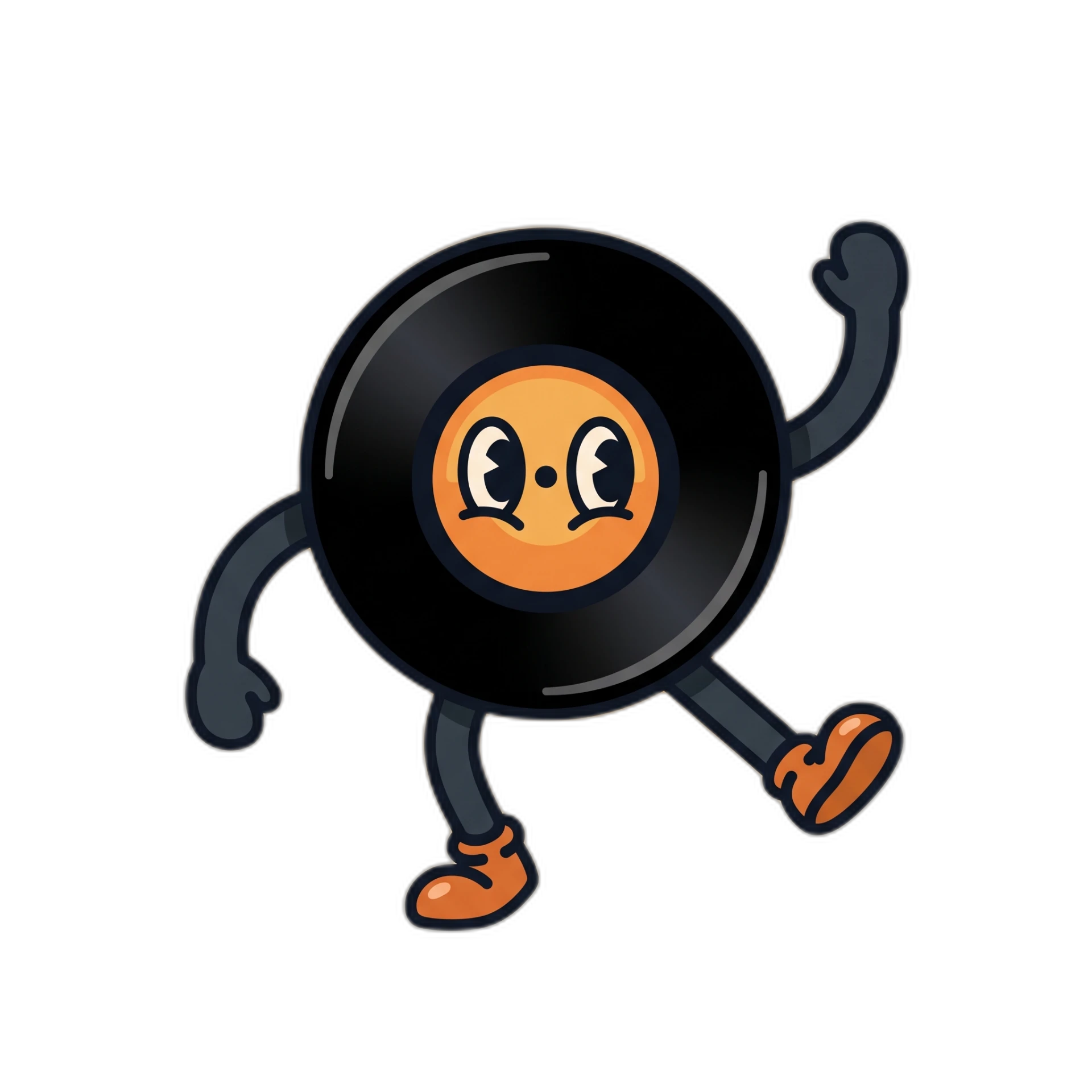 Vibra vinyl record mascot